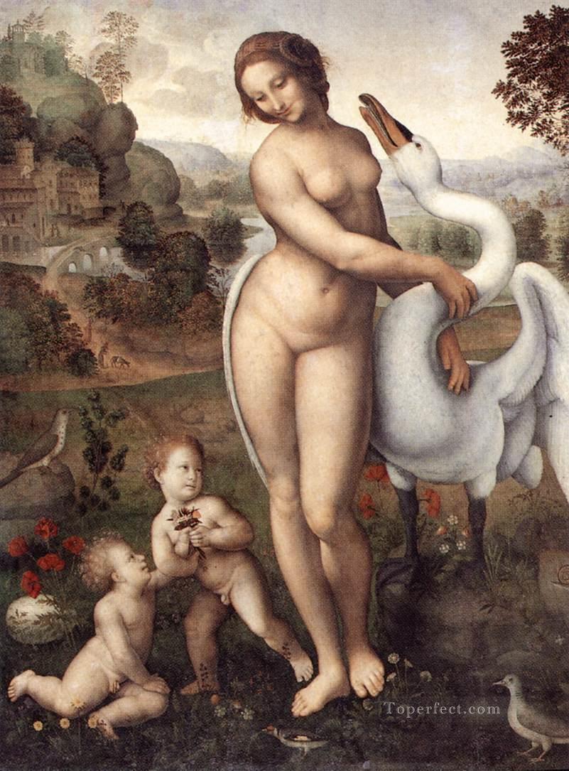 Leda 1510 Leonardo da Vinci Pintura al óleo